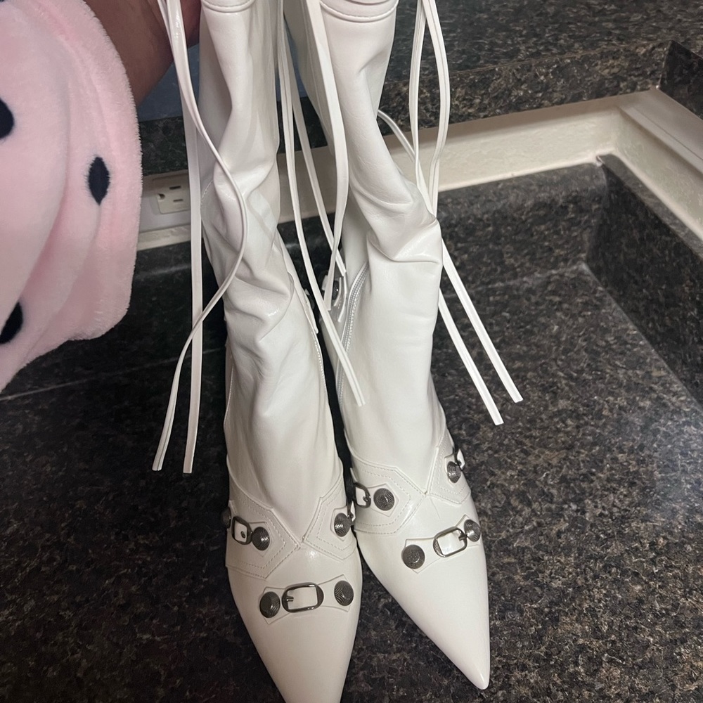 Women's Knee High Boots Pointed Toe Stiletto Boots